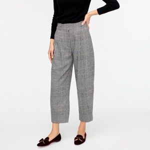 COPY - J Crew High-rise Tapered Pant In Glen Plaid